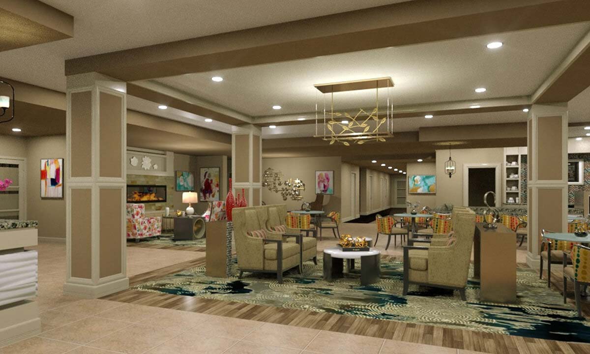 Interior-Dining Room-Senior Living in Palm Beach, Florida