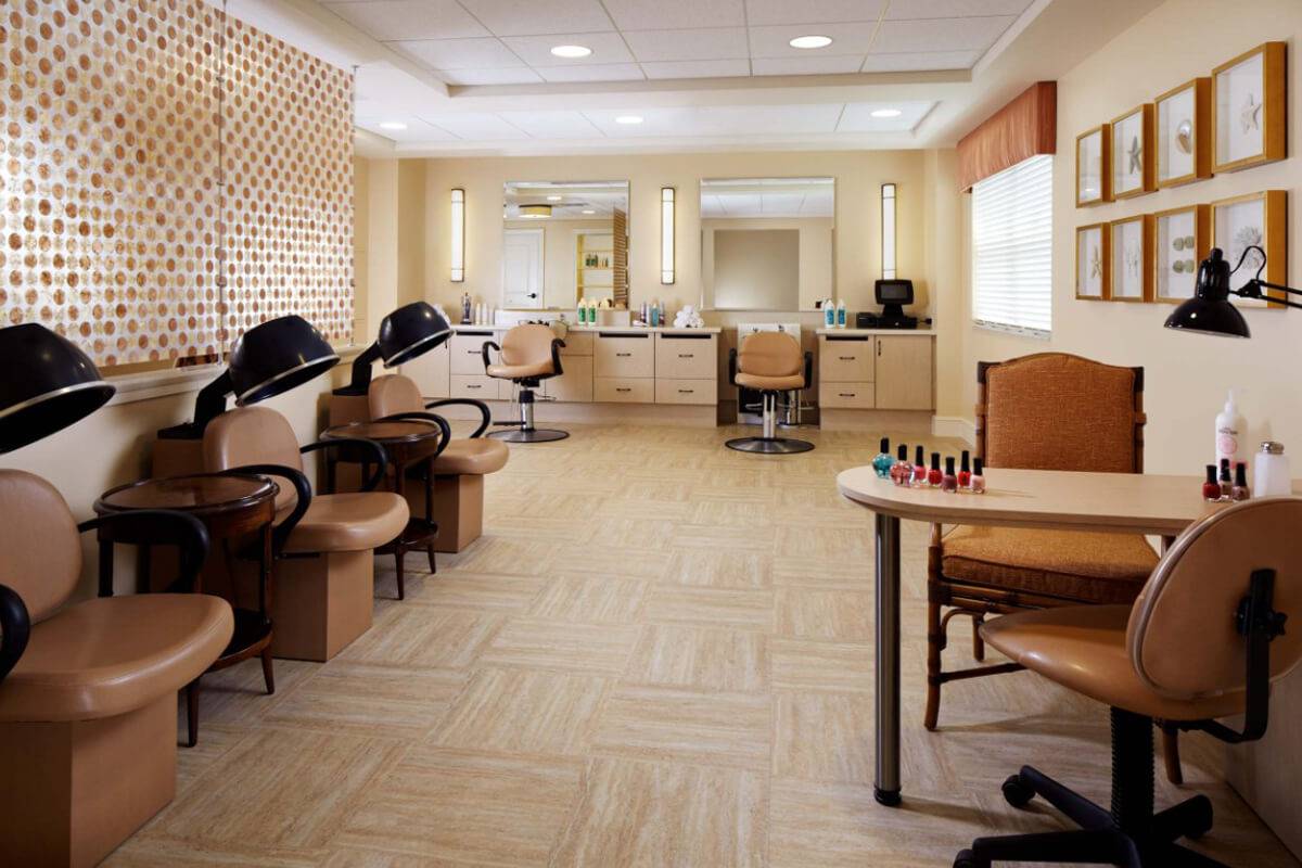 Interior-On-Site Salon-HarborChase of Villages Crossing-Senior Living in Lady Lake, Florida
