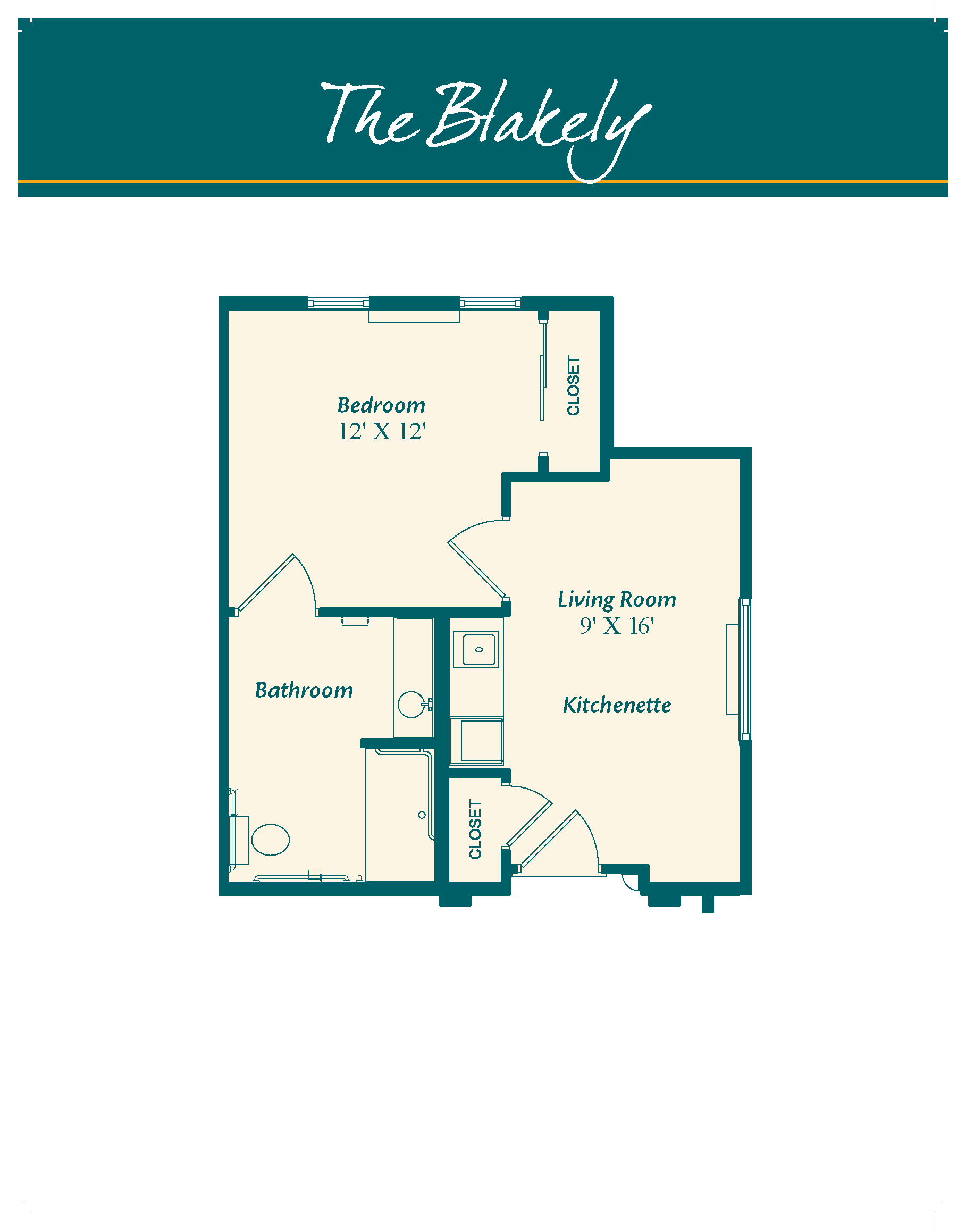 The Blakely-Senior Apartment Floor Plan-HarborChase of Plainfield