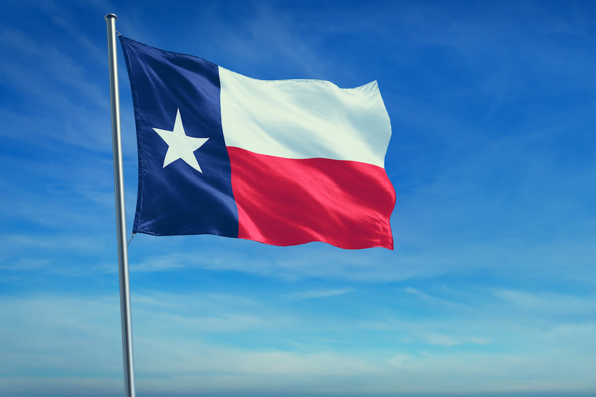Texas Flag Waving-Assisted Living in Colleyville-HarborChase of Southlake
