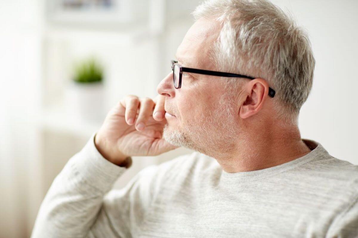 close-up-of-senior-man-in-glasses-thinking-HarborChase Senior Living