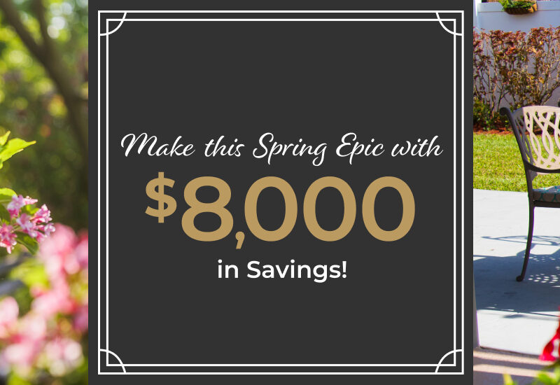 Make This Spring Epic at HarborChase of Tamarac