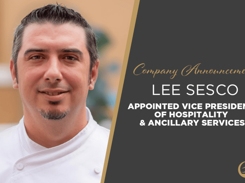 Harbor Retirement Associates Appoints Lee Sesco as Vice President of Hospitality & Ancillary Services